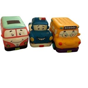 Colorful Kids Toy Vehicle Set Pull Back